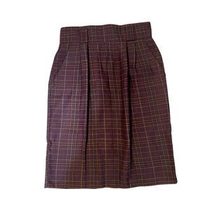Stringbean Skirt Size 11/12 Plaid Pleated Multicolor